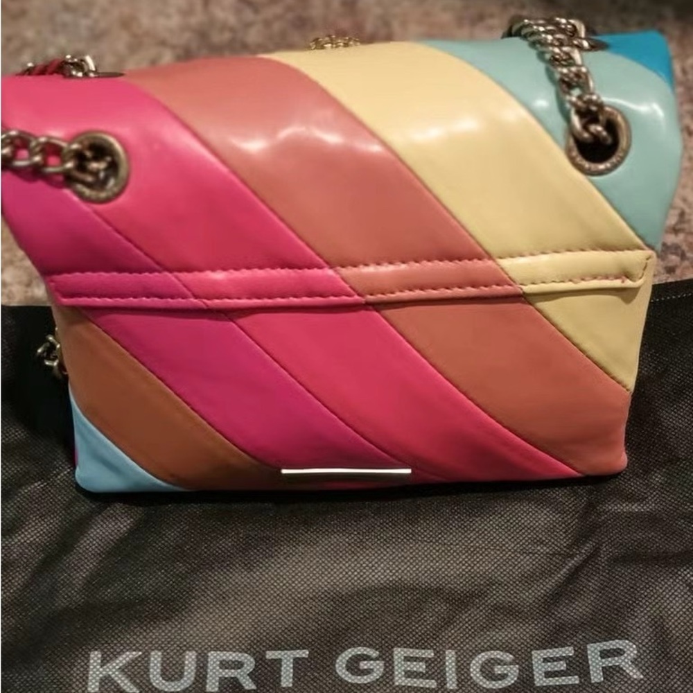 Kurt Geiger Small Multicolor Shoulder Handbag Bag - Picture 2 of 4
